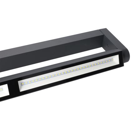 Brilagi - LED āra sienas gaismeklis SALERNO LED/24W/230V 66 cm antracīts IP65
