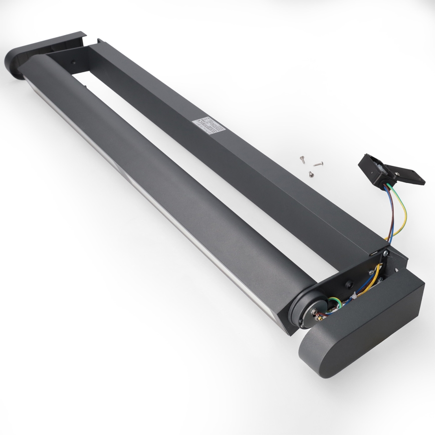 Brilagi - LED āra sienas gaismeklis SALERNO LED/24W/230V 66 cm antracīts IP65