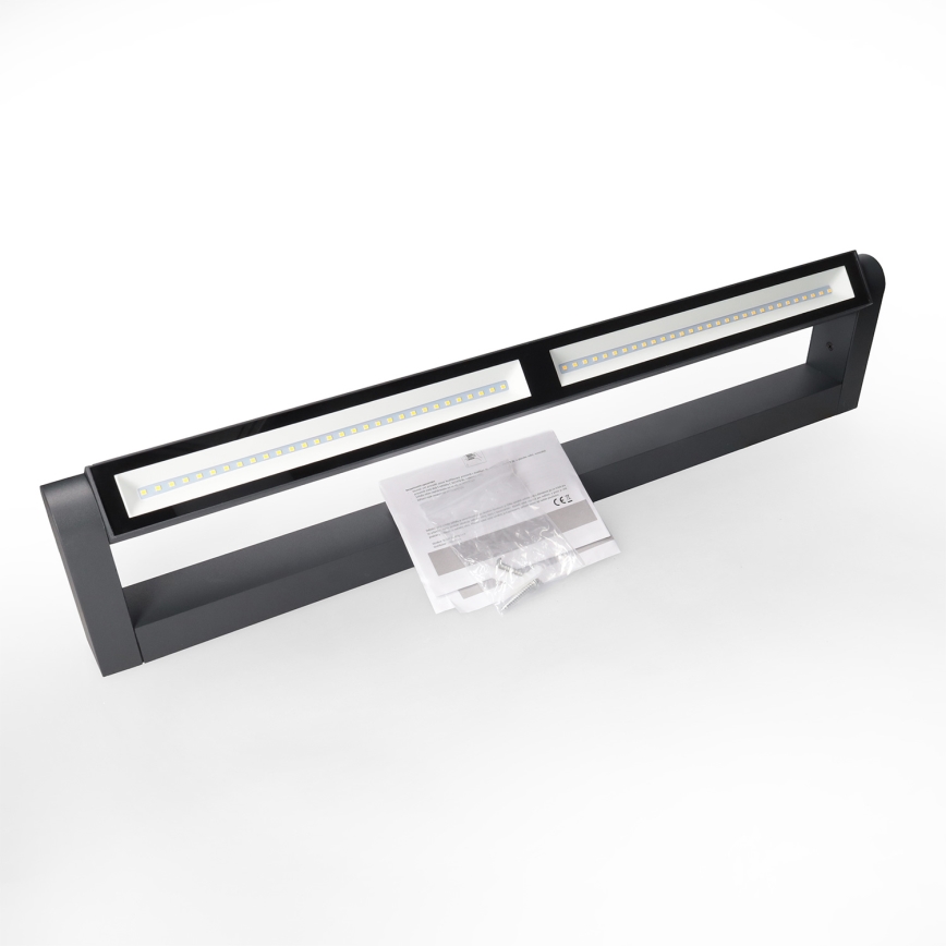 Brilagi - LED āra sienas gaismeklis SALERNO LED/24W/230V 66 cm antracīts IP65