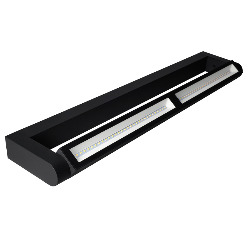Brilagi - LED āra sienas gaismeklis SALERNO LED/24W/230V 66 cm melns IP65