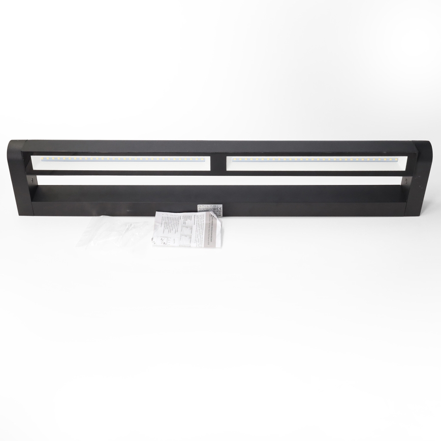 Brilagi - LED āra sienas gaismeklis SALERNO LED/24W/230V 66 cm melns IP65