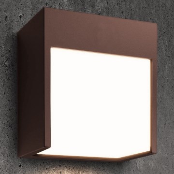 Brilagi - LED āra sienas gaismeklis TERNI LED/12W/230V brūns IP44