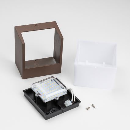 BRILAGI - LED āra sienas gaismeklis TERNI LED/12W/230V brūns IP44
