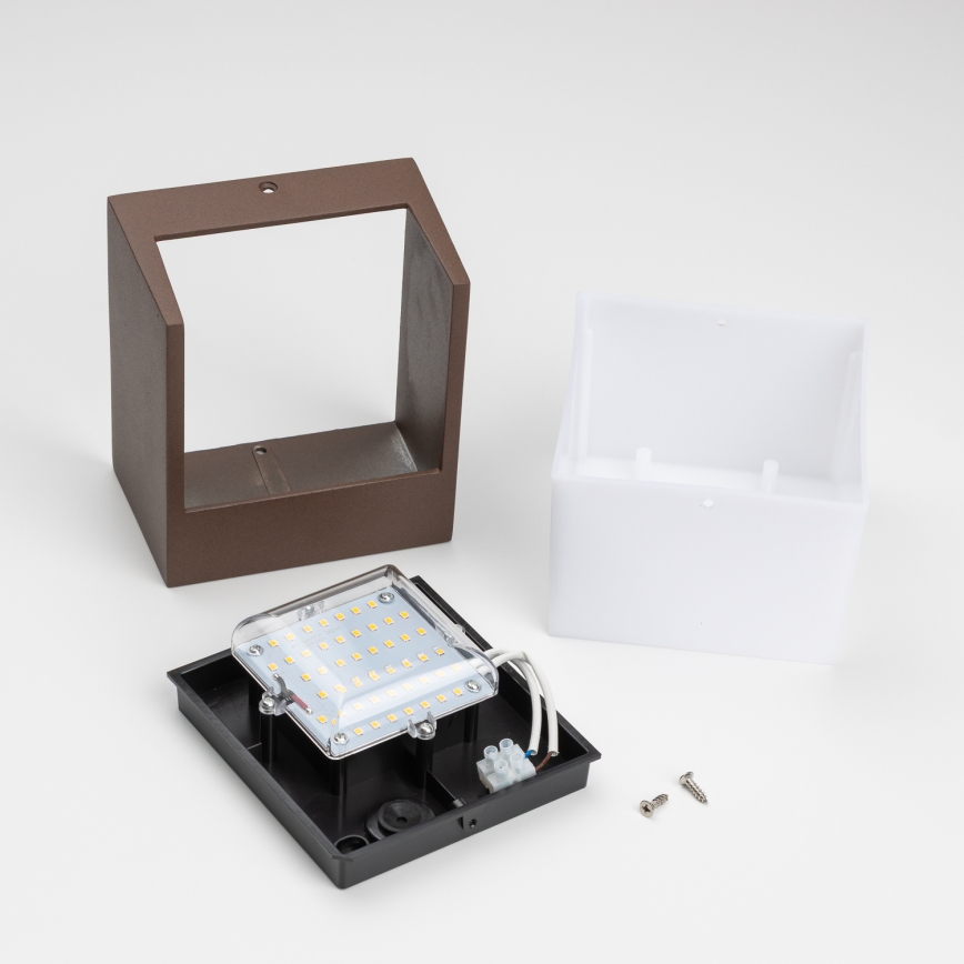 BRILAGI - LED āra sienas gaismeklis TERNI LED/12W/230V brūns IP44