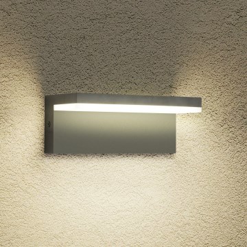Brilagi - LED āra sienas gaismeklis TESSI LED/10W/230V antracīts IP54