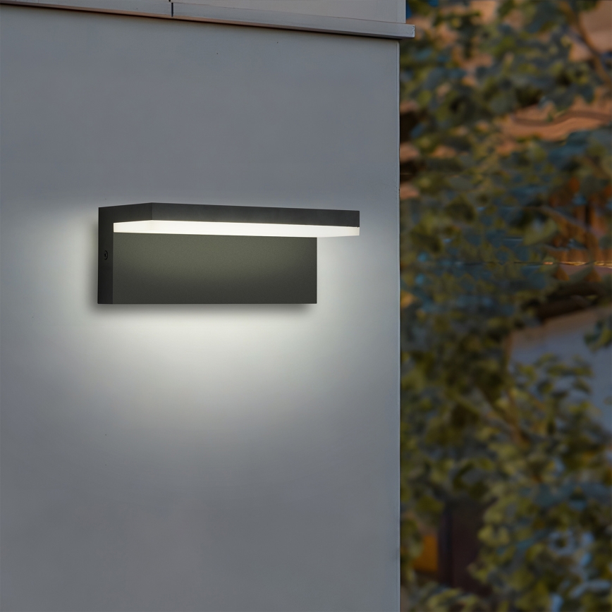 Brilagi - LED āra sienas gaismeklis TESSI LED/10W/230V melns IP54