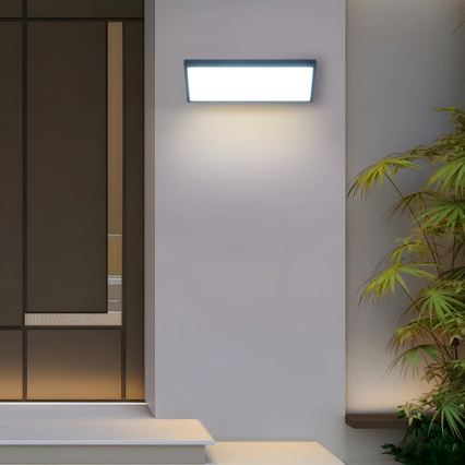 Brilagi - LED āra sienas gaismeklis TRIANGLE LED/42W/230V antracīts IP65