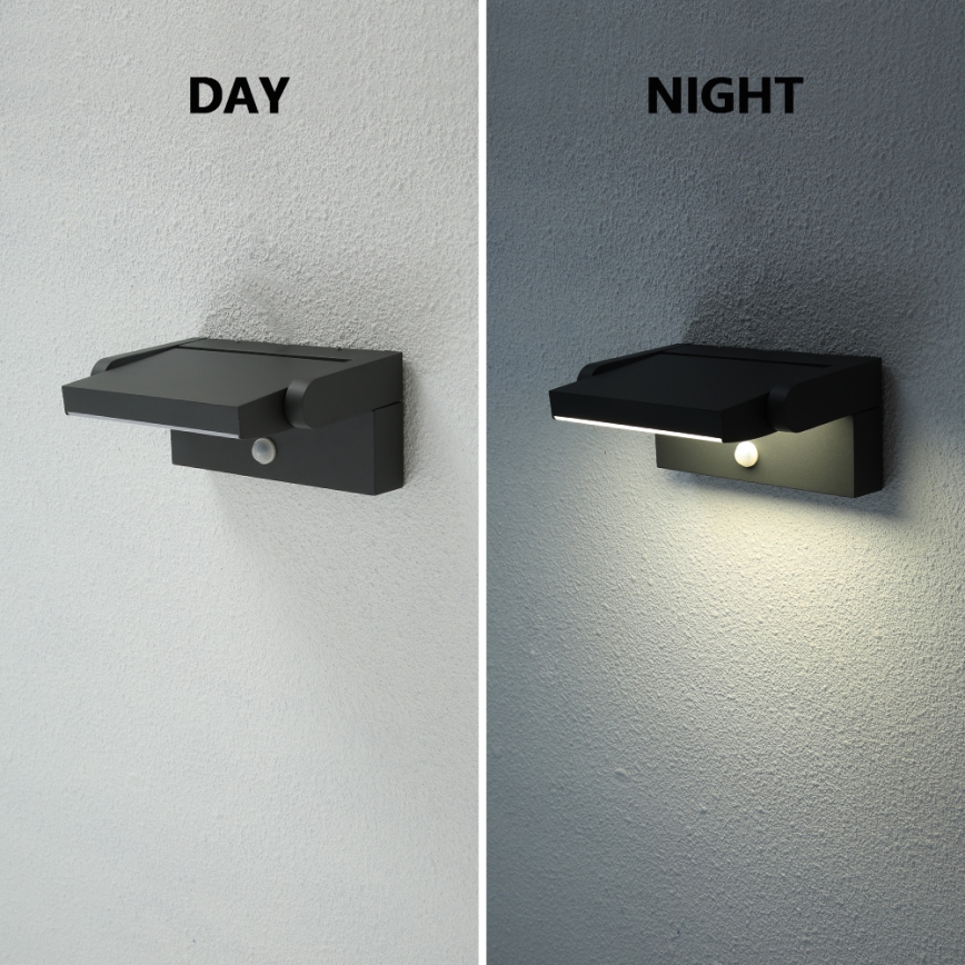 Brilagi - LED Āra sienas lampa ar sensoru ANKLE LED/12,5W/230V IP54