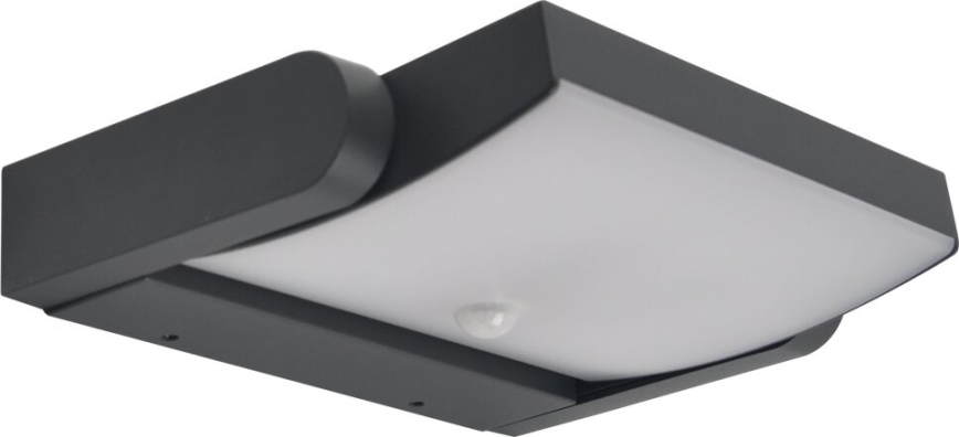 Brilagi - LED Āra sienas lampa ar sensoru ANKLE LED/18W/230V 3000K IP65 antracīta