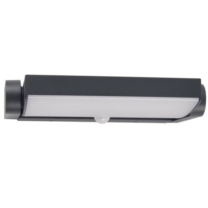 Brilagi - LED Āra sienas lampa ar sensoru ANKLE LED/18W/230V 3000K IP65 antracīta