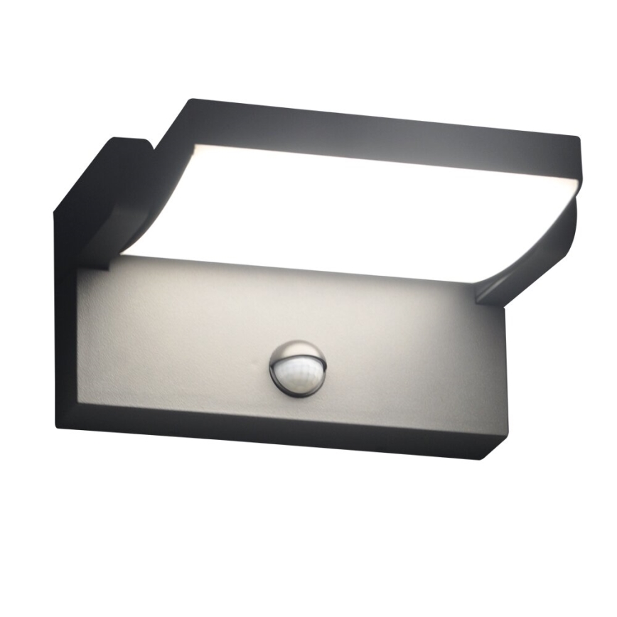 Brilagi - LED Āra sienas lampa ar sensoru ANKLE LED/18W/230V 4000K IP65 antracīta