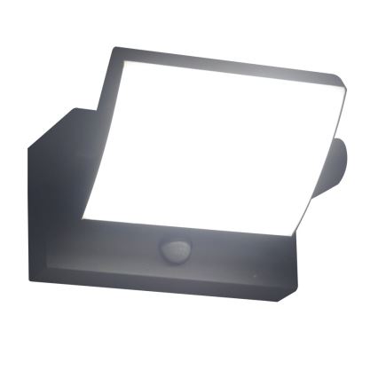 Brilagi - LED Āra sienas lampa ar sensoru ANKLE LED/18W/230V 4000K IP65 antracīta