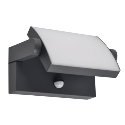 Brilagi - LED Āra sienas lampa ar sensoru ANKLE LED/18W/230V 4000K IP65 antracīta