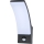 Brilagi - LED Āra sienas lampa ar sensoru ARCELO LED/9W/230V IP44