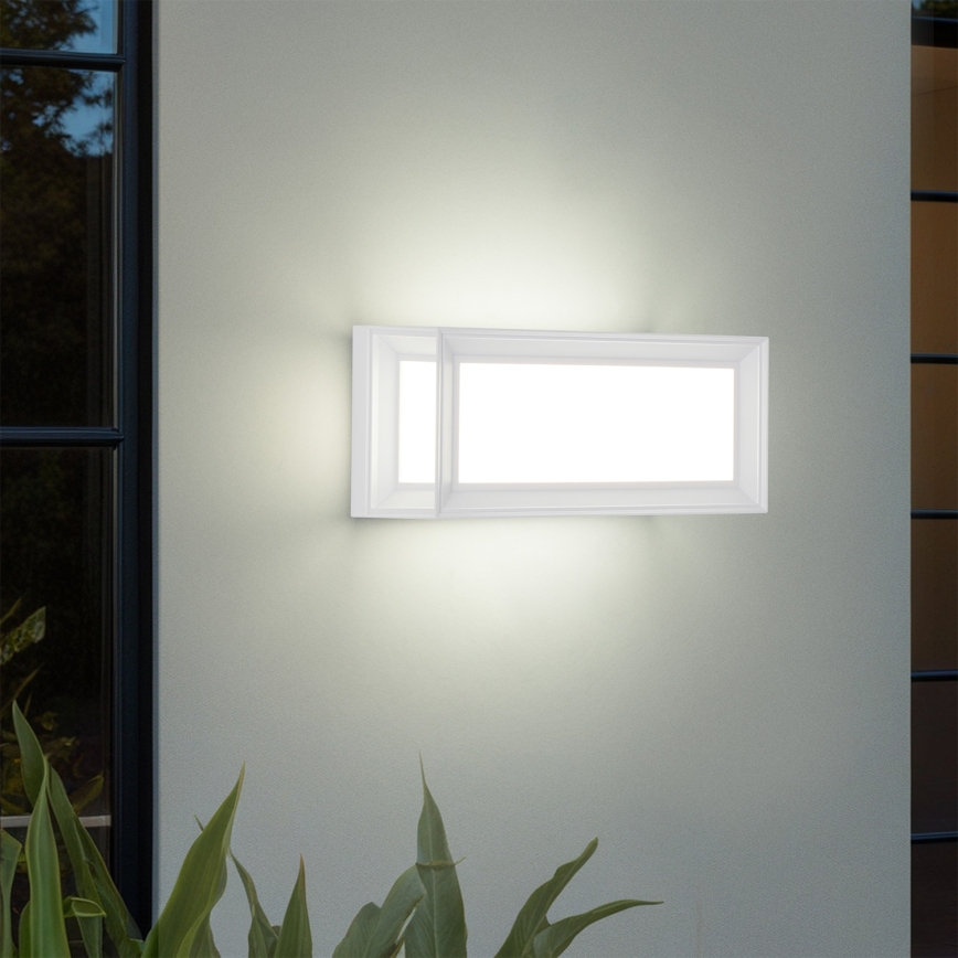 Brilagi - LED āra sienas gaismeklis ar sensoru PARKER LED/12W/230V balts IP44