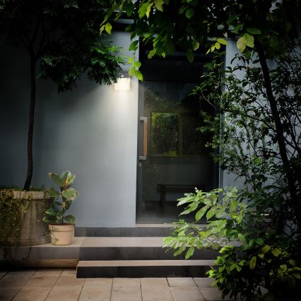 Brilagi - LED Āra sienas lampa ar sensoru TERNI LED/12W/230V antracīta IP44