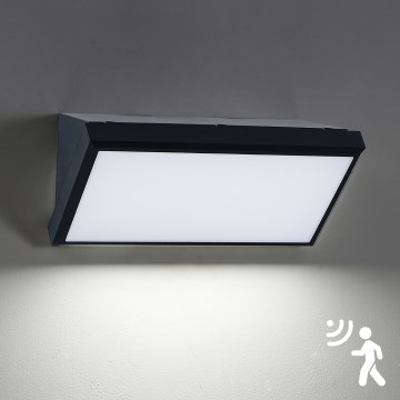 Brilagi - LED Āra sienas lampa ar sensoru TRIANGLE LED/20W/230V IP65