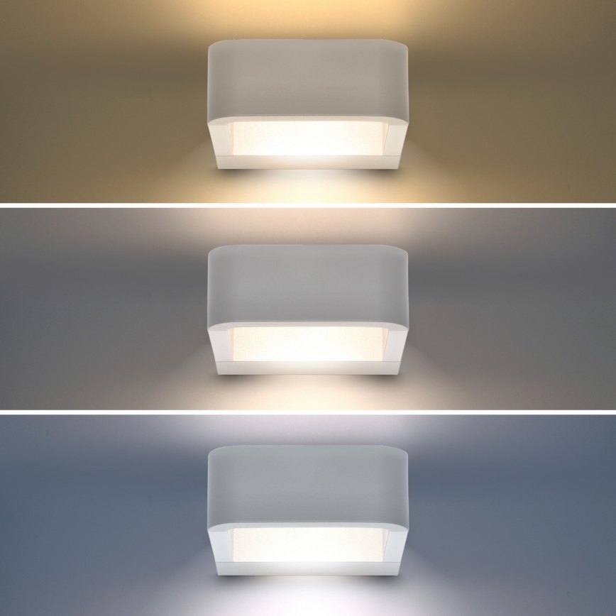 Brilagi - LED Āra sienas lampa BARI LED/7W/230V 3000/4000/6000K balta IP54