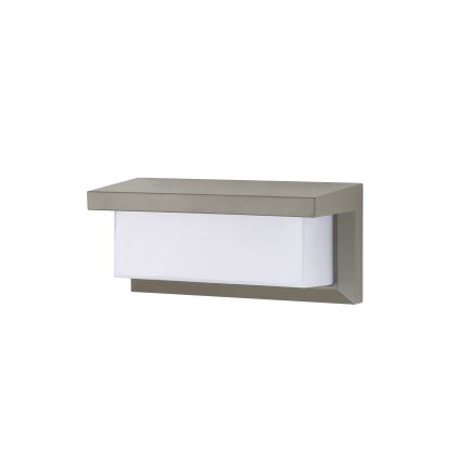 Brilagi - LED Āra sienas lampa BRICKY LED/12W/230V pelēka IP54