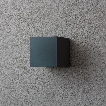 Brilagi - LED Āra sienas lampa CUBE LED/6W/230V antracīta IP54