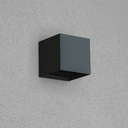 Brilagi - LED Āra sienas lampa CUBE LED/6W/230V antracīta IP54