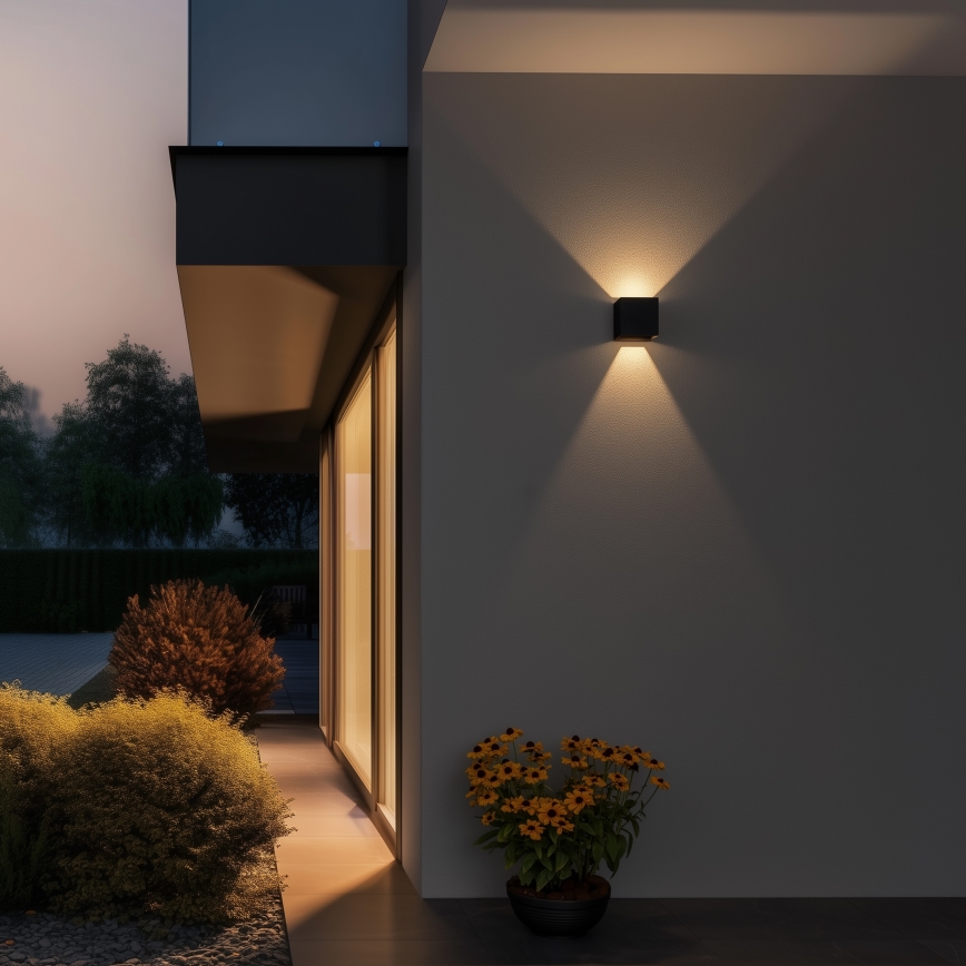 Brilagi - LED Āra sienas lampa CUBE LED/6W/230V IP54
