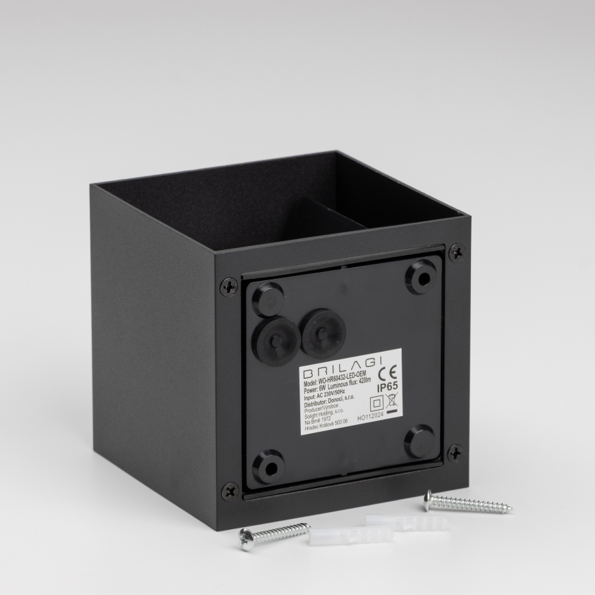Brilagi - LED Āra sienas lampa CUBE LED/6W/230V IP54