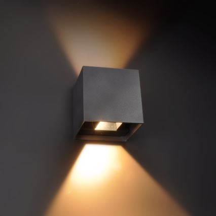 Brilagi - LED Āra sienas lampa CUBE LED/6W/230V IP54