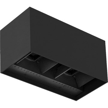 Brilagi - LED āra sienas lampa DOUBLE CUBE LED/12W/230V melna IP65