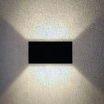 Brilagi - LED āra sienas lampa DOUBLE CUBE LED/12W/230V melna IP65
