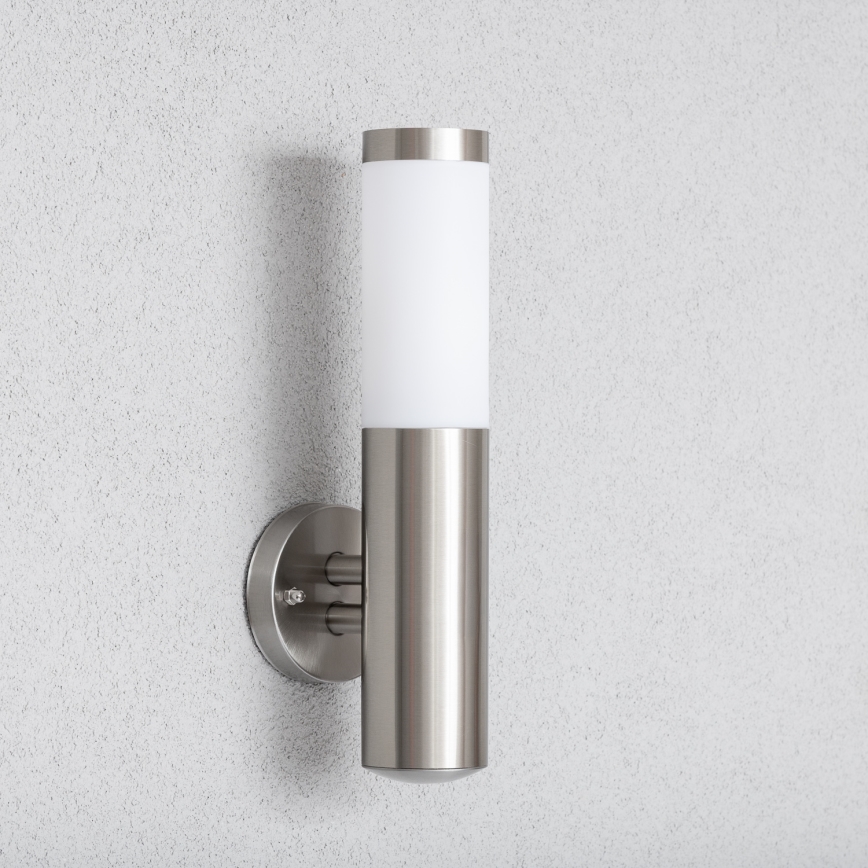 BRILAGI - LED āra sienas lampa ELIA 1xE27/7W/230V 4000K IP44 matēts hroms