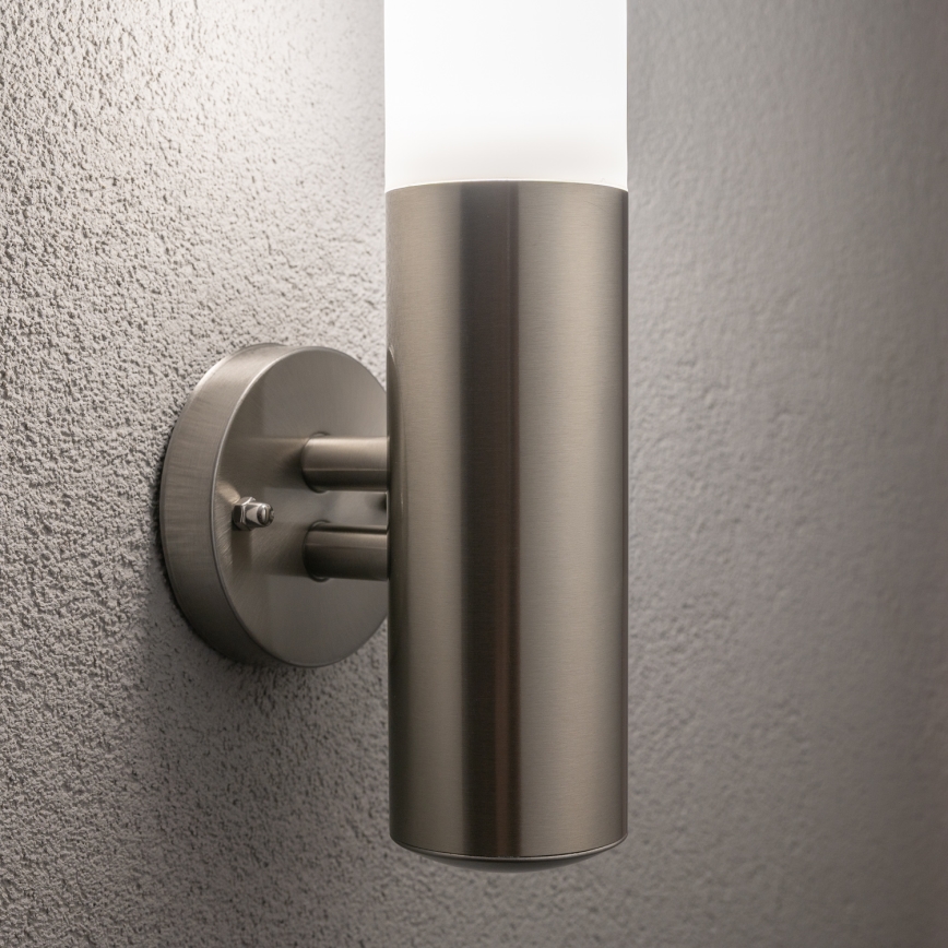 BRILAGI - LED āra sienas lampa ELIA 1xE27/7W/230V 4000K IP44 matēts hroms