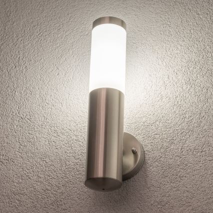 BRILAGI - LED āra sienas lampa ELIA 1xE27/7W/230V 4000K IP44 matēts hroms
