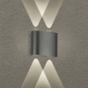 Brilagi - LED Āra sienas lampa FLAREBOX LED/4W/230V antracīts IP65