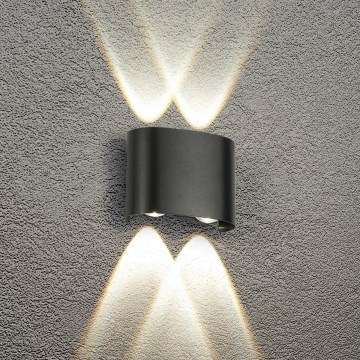Brilagi - LED āra sienas lampa FLAREBOX LED/4W/230V melna IP65