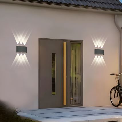 Brilagi - LED Āra sienas lampa FLAREBOX LED/6W/230V antracīts IP65