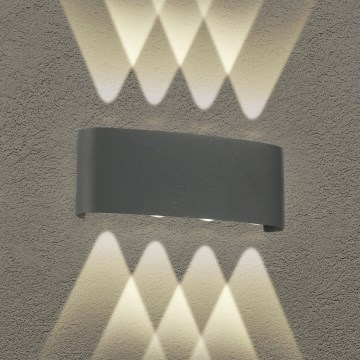 Brilagi - LED Āra sienas lampa FLAREBOX LED/8W/230V antracīts IP65