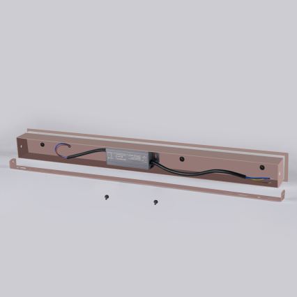 Brilagi - LED āra sienas gaismeklis LINEAR LED/8W/230V 3000K IP65 30 cm brūns CRI 90