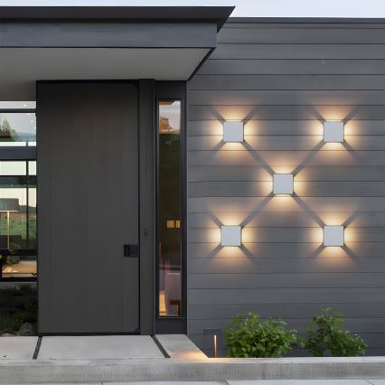 Brilagi - LED āra sienas lampa QUADRAY LED/6W/230V balta IP54