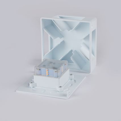 Brilagi - LED āra sienas lampa QUADRAY LED/6W/230V balta IP54