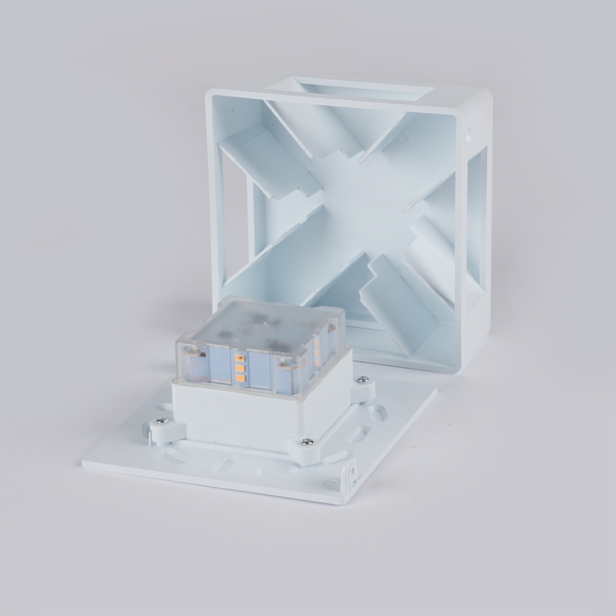 Brilagi - LED āra sienas lampa QUADRAY LED/6W/230V balta IP54