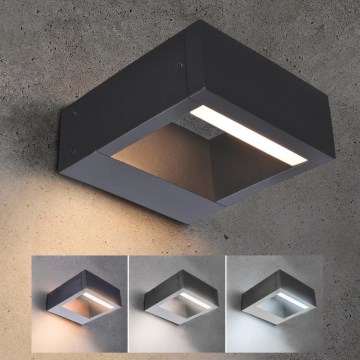 Brilagi - LED Āra sienas lampa RAGUSA LED/7W/230V 3000/4000/6000K antracīta IP54