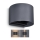 Brilagi - LED Āra sienas lampa RONDO LED/6W/230V antracīta IP54
