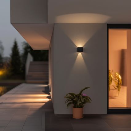 Brilagi - LED Āra sienas lampa RONDO LED/6W/230V antracīta IP54
