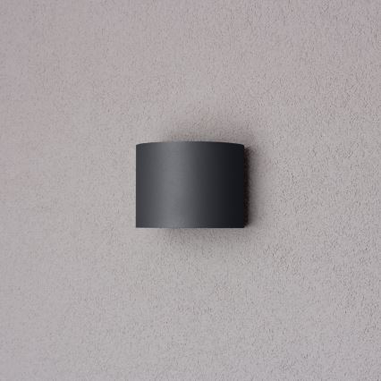 Brilagi - LED Āra sienas lampa RONDO LED/6W/230V antracīta IP54