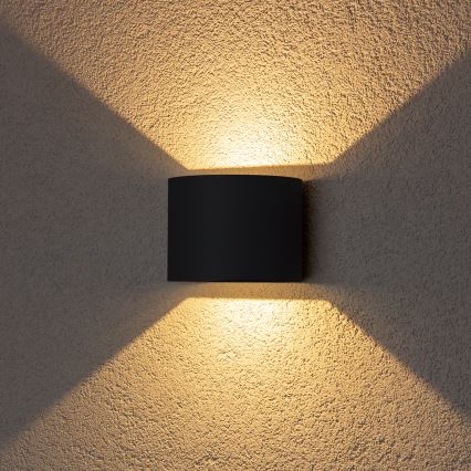 Brilagi - LED Āra sienas lampa RONDO LED/6W/230V antracīta IP54