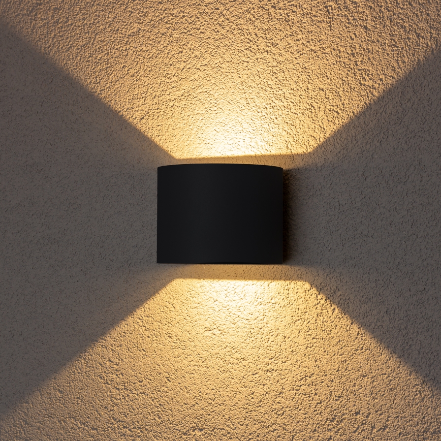 Brilagi - LED Āra sienas lampa RONDO LED/6W/230V antracīta IP54