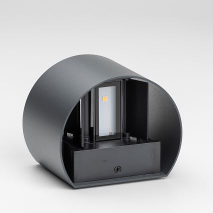 Brilagi - LED Āra sienas lampa RONDO LED/6W/230V antracīta IP54