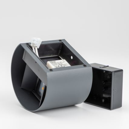 Brilagi - LED Āra sienas lampa RONDO LED/6W/230V antracīta IP54