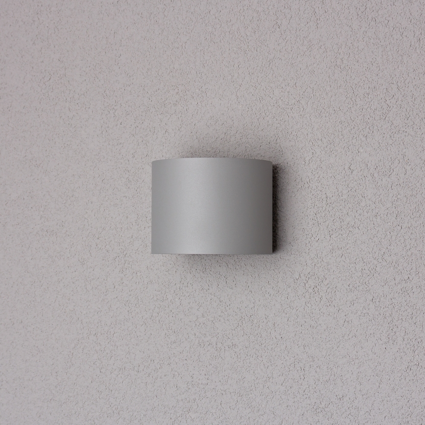 Brilagi - LED Āra sienas lampa RONDO LED/6W/230V pelēka IP54
